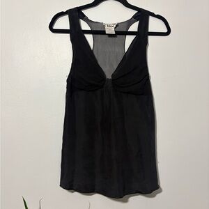 Chloe Black Sheer Women's Top